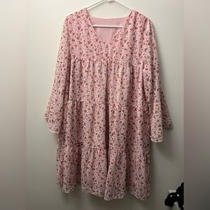 Floral baby doll dress
